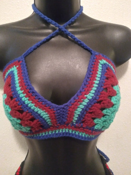 Granny Stitch Bikini Top