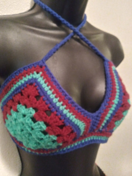 Granny Stitch Bikini Top