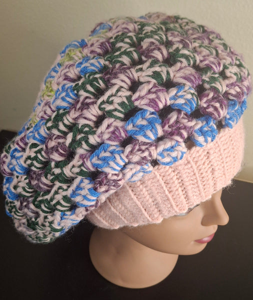 Pastel Pink Slouch Hat
