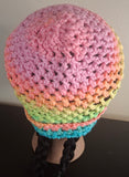 Pastel Rainbow Mesh Hat
