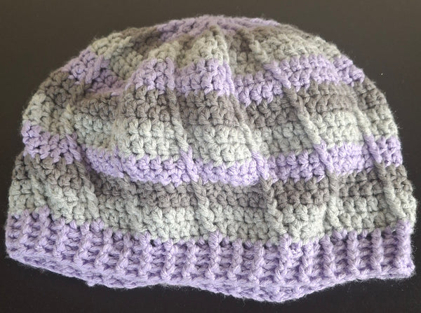 Lavender and Gray Slouch