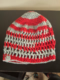 Red and Gray Mesh Tam