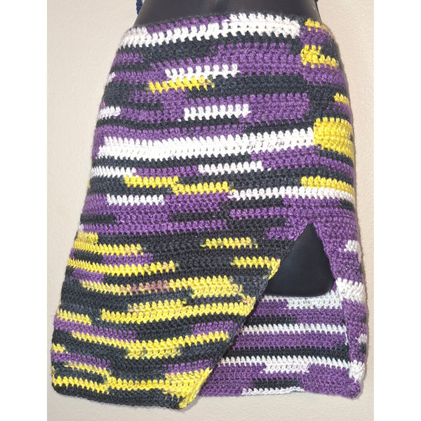 Royal Purple Split Skirt