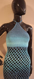 Sea Blue Mesh Beach Cover