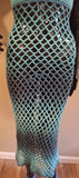 Sea Blue Mesh Beach Cover