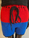 Red Black and Blue Short Fit