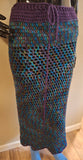 Royal Purple Mesh Dress