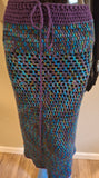 Royal Purple Mesh Dress