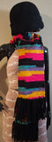 Neon and black Scarf Set