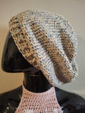 Spotted Tan Slouchie Beanie