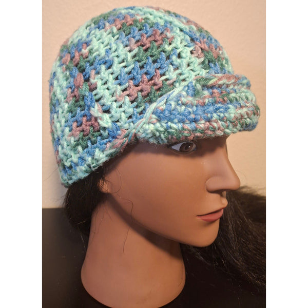 Sea Blue Brim Cap