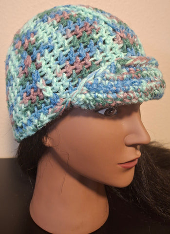 Sea Blue Brim Cap