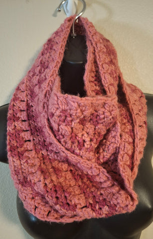 Pink Infinity Scarf