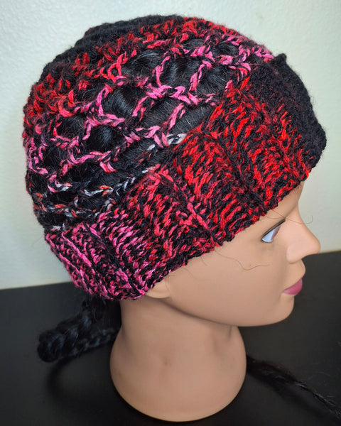 Kids Diamond Mesh Beanie