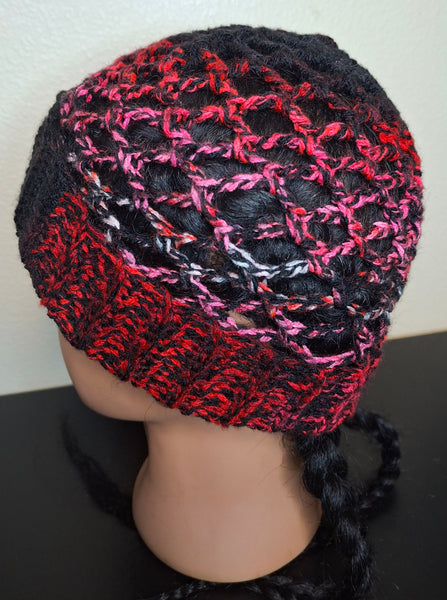 Kids Diamond Mesh Beanie