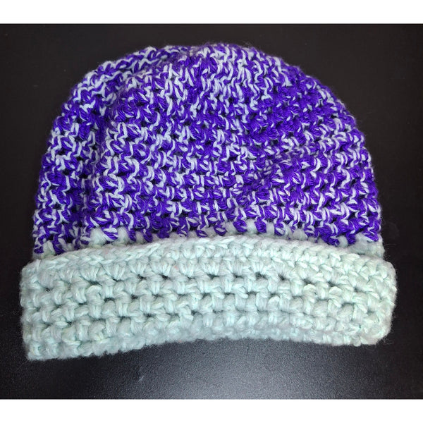 Royal Purple Mesh Beanie