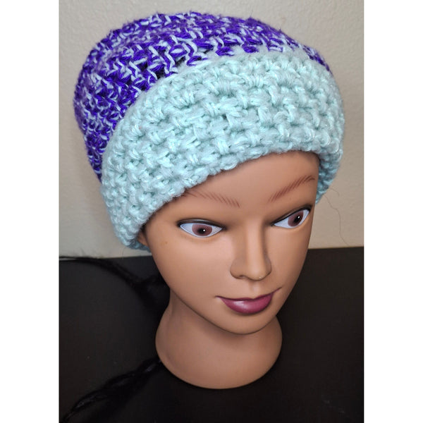 Royal Purple Mesh Beanie