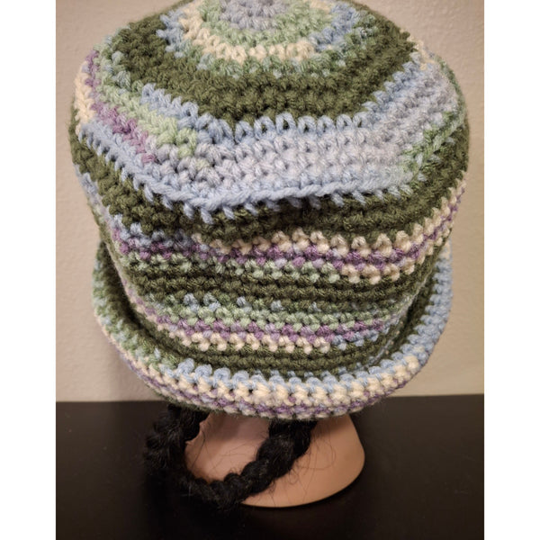 Rolled Brim Bucket Hat