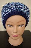 Blue Fitted Beanie