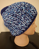 Blue Fitted Beanie