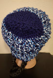 Blue Fitted Beanie