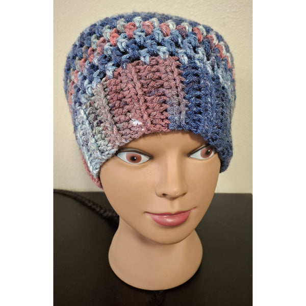 Purple Fitted Beanie