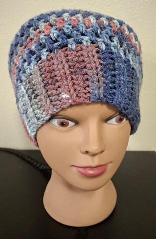 Purple Fitted Beanie