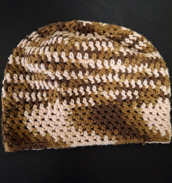 Brown Mesh Beanie