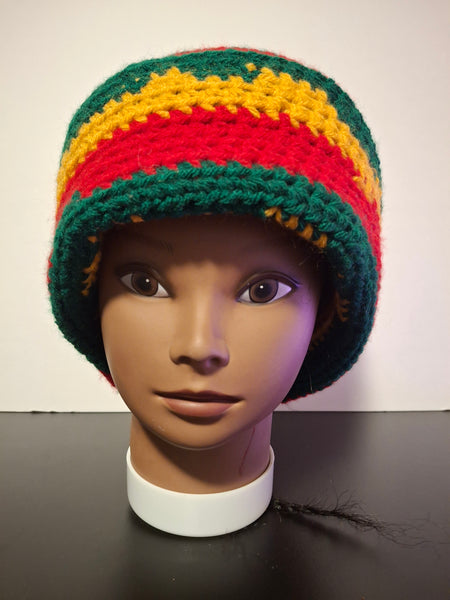 New! Green. Orange, Yellow Beanie