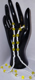 Lemon Yellow waist beads