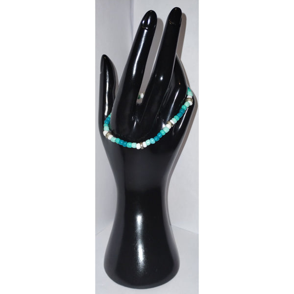 Teal Necklace and Bracelet set