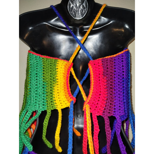 Rainbow Halter Set