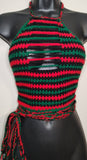 Rasta Halter Top