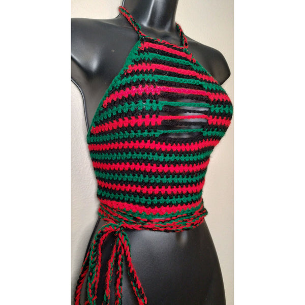 Rasta Halter Top