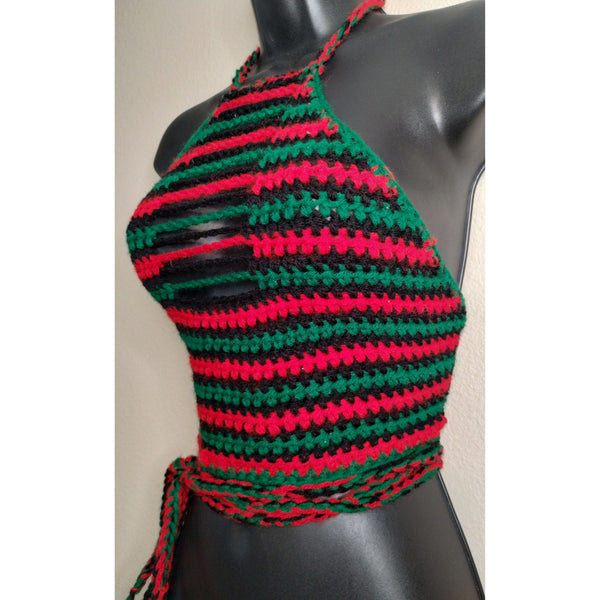 Rasta Halter Top