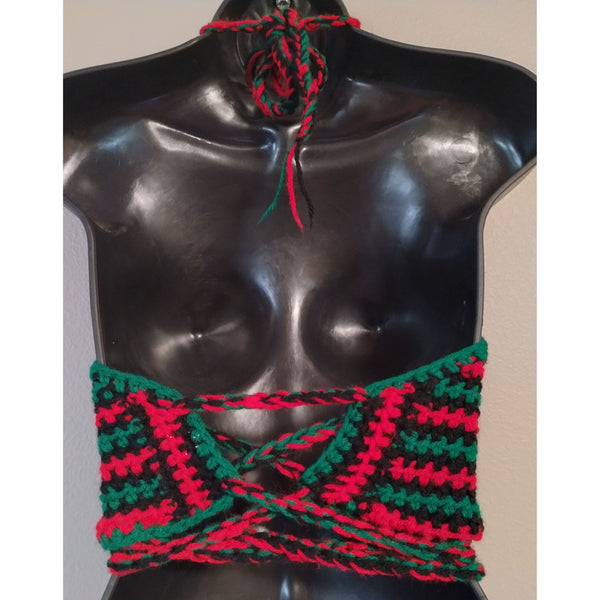 Rasta Halter Top