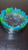 Blue and Green Ashtray