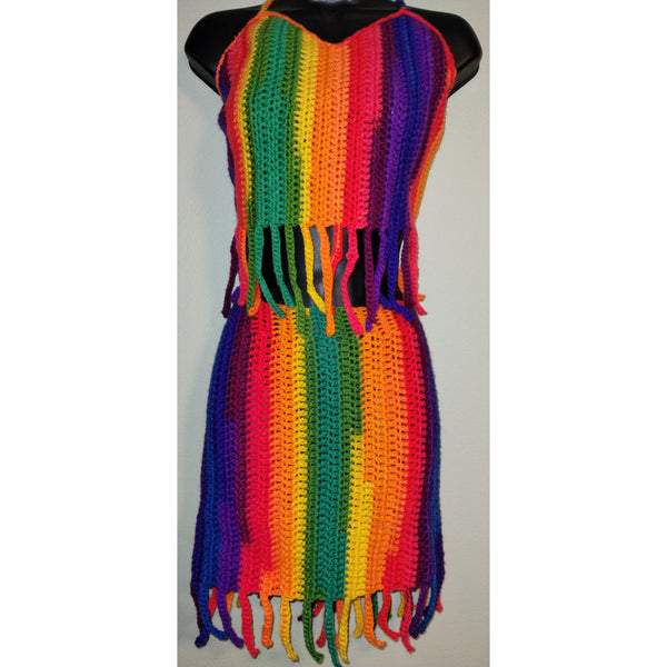 Rainbow Halter Set
