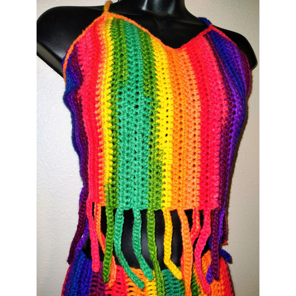 Rainbow Halter Set