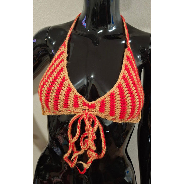 Striped Bikini Top