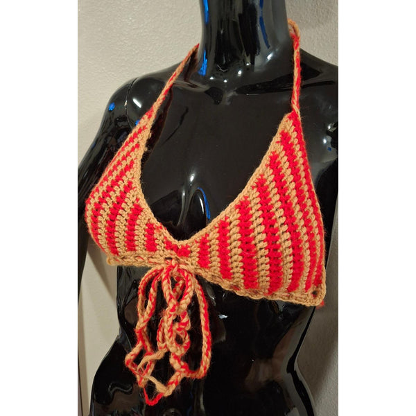 Striped Bikini Top