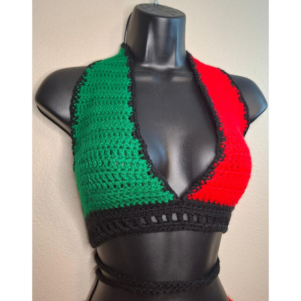 RBG Bikini Top and Skirt
