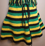 Jamaican Style Bikini and Skirt Set