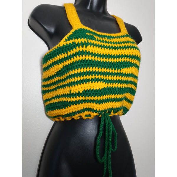 Racer Back Crop Top