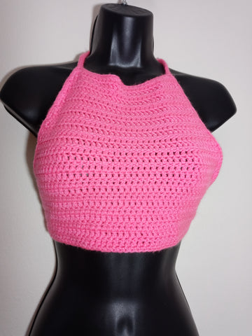 Pink Halter Top