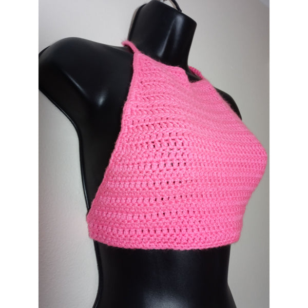 Pink Halter Top