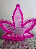 Fuschia Maple Leaf Ashtray