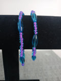 Purple and Blue Bracelets