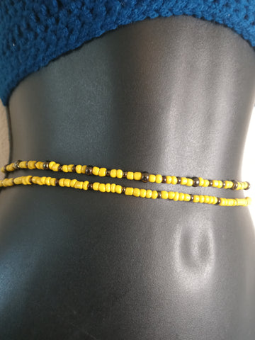 Yellow Waistbead Set