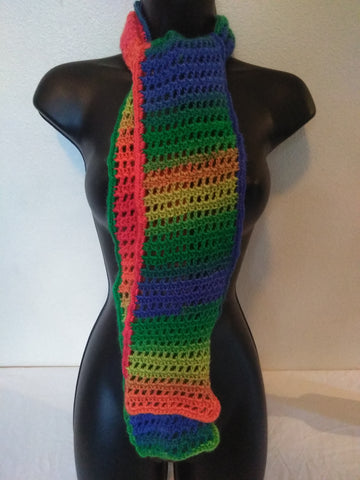 Mesh Rainbow Scarf